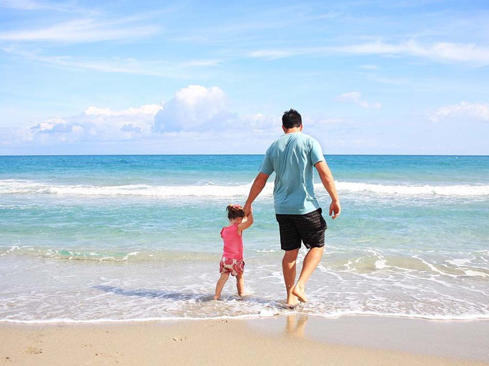niños en vacaciones