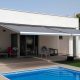 toldo en invierno - awning in winter
